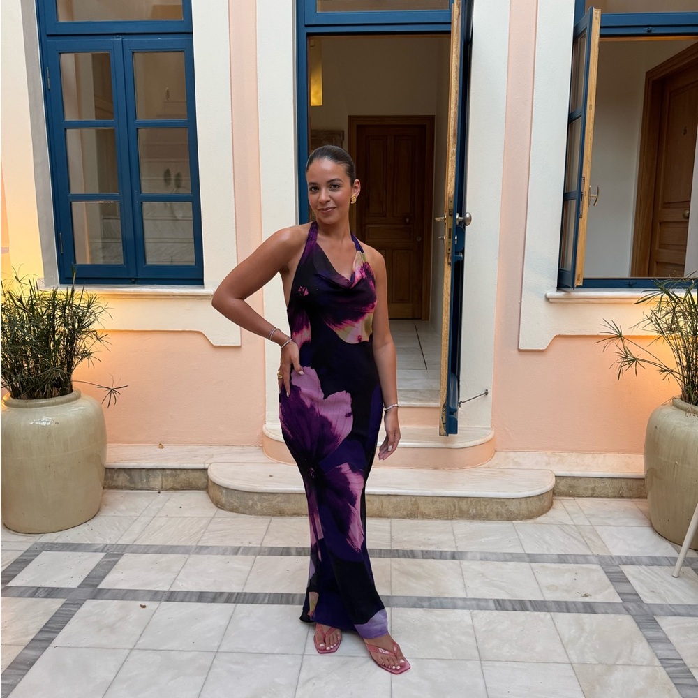 ASOS Floral Purple Maxi Dress - Picture 5 of 5